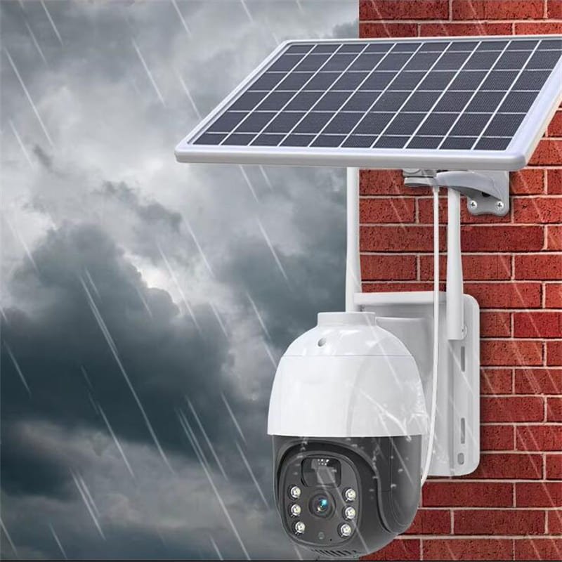 Single Len Solar Ptz Camera WiFi V380 Pro App 4G Camera