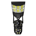 Solar Powered Street Floodlight With Dual Lens Security CCTV Camera Outdoor 4G V380 App