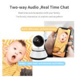 1080P Security Camera for Home Two Way Talk Wireless PTZ Smart WiFi Camera Indoor Camera With Night Vision