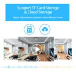 1080P Security Camera for Home Two Way Talk Wireless PTZ Smart WiFi Camera Indoor Camera With Night Vision