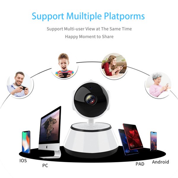 1080P Security Camera for Home Two Way Talk Wireless PTZ Smart WiFi Camera Indoor Camera With Night Vision