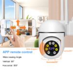 Smart Home Security Mini Dome IP CCTV Camera System Wireless WiFi Monitor 360 Degree Full Color Night Vision