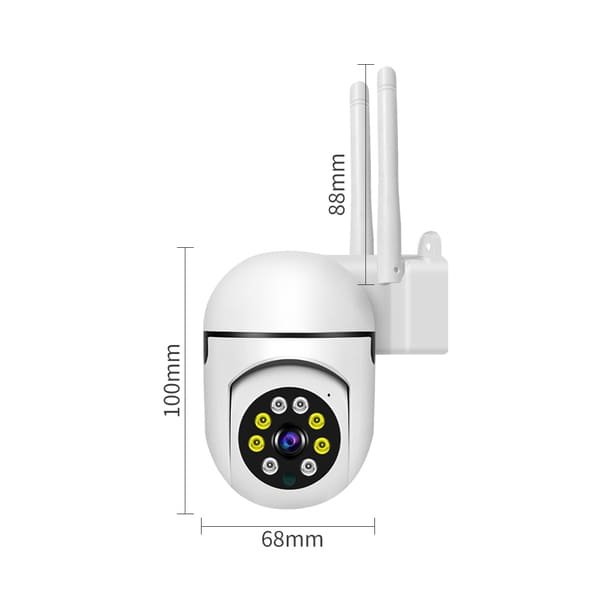 Smart Home Security Mini Dome IP CCTV Camera System Wireless WiFi Monitor 360 Degree Full Color Night Vision