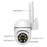 Smart Home Security Mini Dome IP CCTV Camera System Wireless WiFi Monitor 360 Degree Full Color Night Vision
