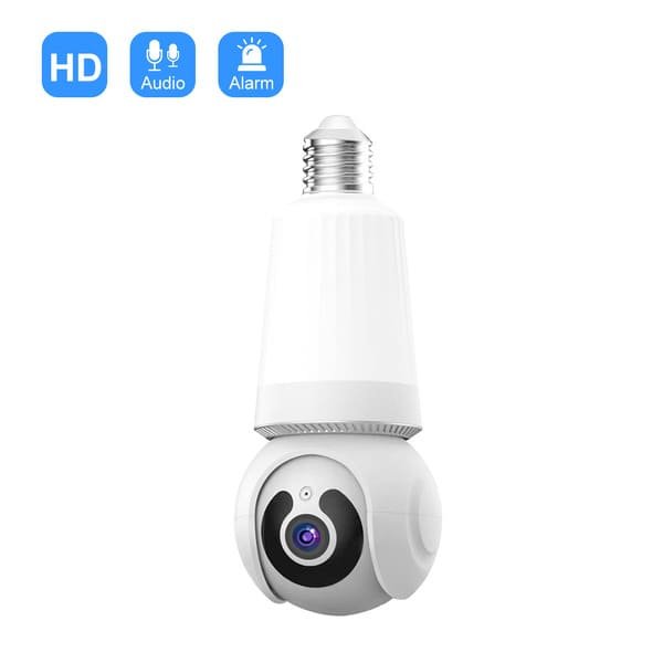 Full color Night Vision E27 socket Lamp Lighting Surveillance Camera Home Security Wireless WiFi Light Bulb PTZ Network CCTV Camera