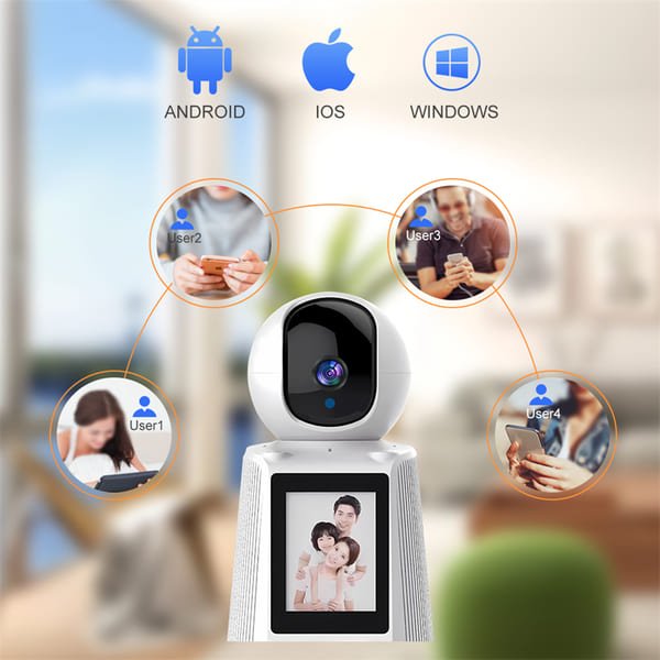 Video Calling Camera Smart Ptz Wifi Camera Full HD 1080P Security Camera with Night Vision and Motion Detection