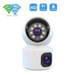 Dual Lens Indoor 4G Smart Camera 4MP Wireless WiFi Indoor Camera Security Surveillance CCTV PTZ Camera Baby Monitor