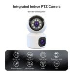 Dual Lens Indoor 4G Smart Camera 4MP Wireless WiFi Indoor Camera Security Surveillance CCTV PTZ Camera Baby Monitor