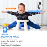 Dual lens light bulb ptz cameras V380 App 4MP E27 Smart Light Bulb Camera