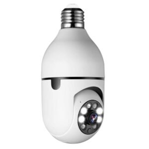 1080P E27 indoor Single len WiFi Light Bulb PTZ Camera V380 App