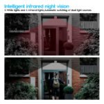 1080P E27 indoor Single len WiFi Light Bulb PTZ Camera V380 App