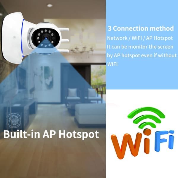 V380 Pro Home Security IP CCTV Camera 1080p 2MP Wireless WiFi Smart Camera for Indoor Use