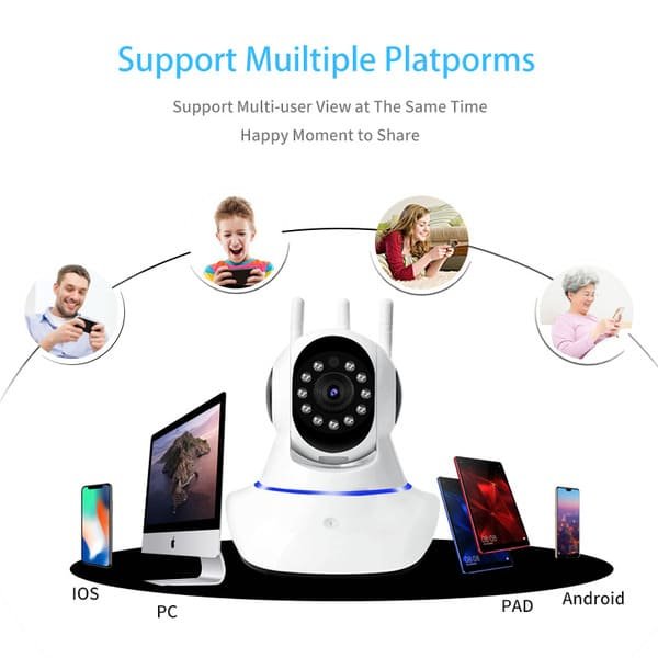 V380 Pro Home Security IP CCTV Camera 1080p 2MP Wireless WiFi Smart Camera for Indoor Use