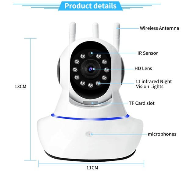 V380 Pro Home Security IP CCTV Camera 1080p 2MP Wireless WiFi Smart Camera for Indoor Use