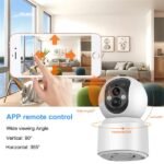 4G Smart Indoor Camera 3MP Home Security PTZ Battery Camera With Built-in 6000 MAh Battery 