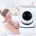 Smart WiFi Wireless 1080P HD Baby Monitor Camera with Pan-Tilt Two-Way Audio Night Vision Motion Detection