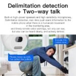 Smart Home 1080P HD Eyeball for Ceiling Mount wifi Camera