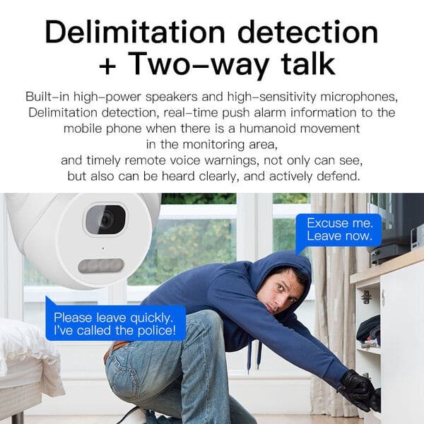 Smart Home 1080P HD Eyeball for Ceiling Mount wifi Camera