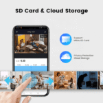 Auto Tracking Two-Way Audio Indoor WIFI Smart PTZ Camera