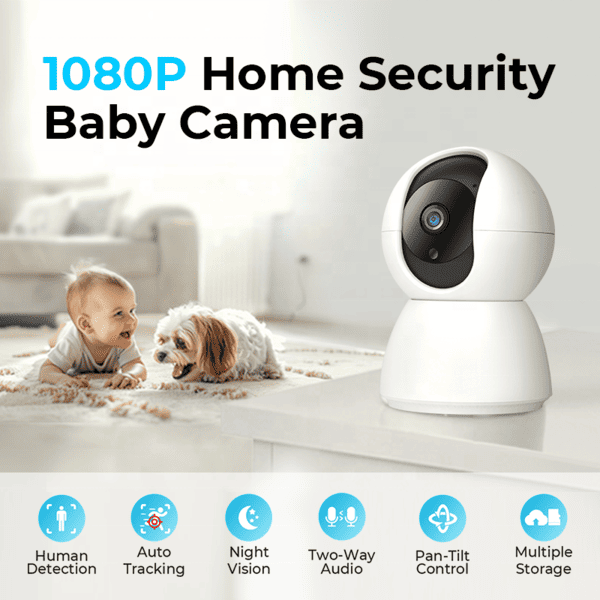 Auto Tracking Two-Way Audio Indoor WIFI Smart PTZ Camera
