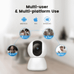 Auto Tracking Two-Way Audio Indoor WIFI Smart PTZ Camera