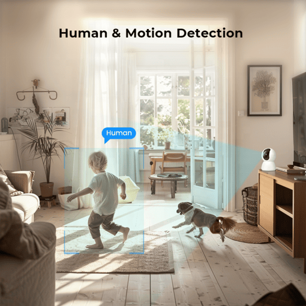 Auto Tracking Two-Way Audio Indoor WIFI Smart PTZ Camera