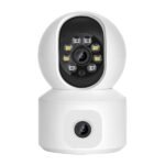 Smart Home Indoor Wireless 2.4G WiFi PTZ CCTV Security Camera 4MP Double Lens WiFi Network Camera