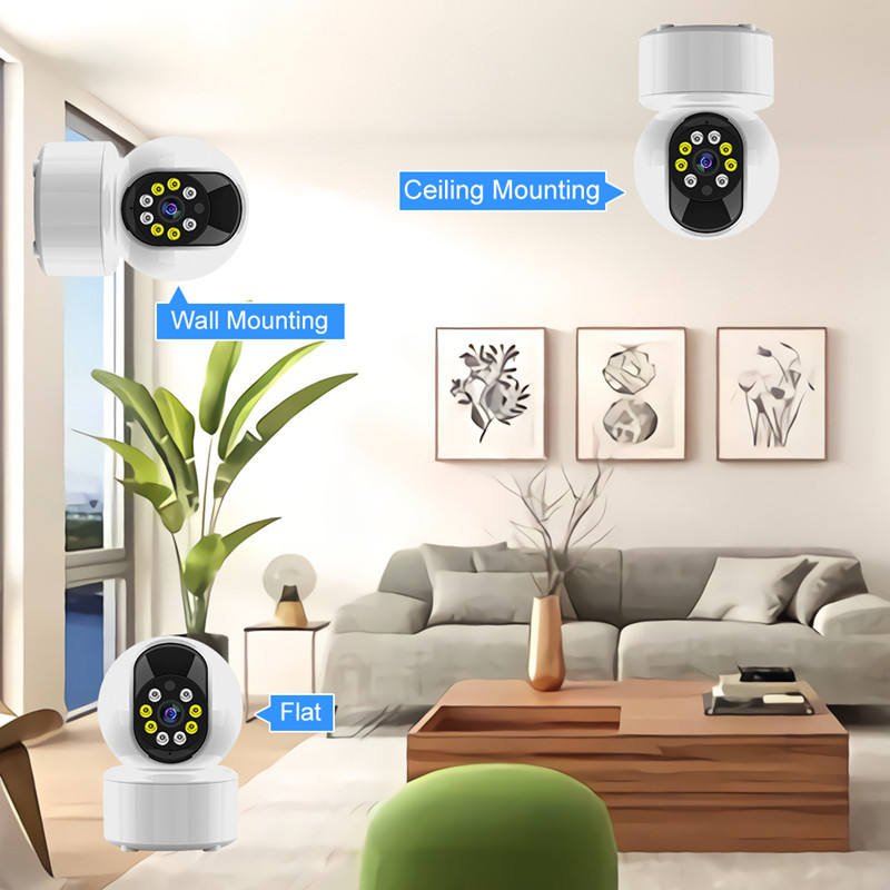 Indoor Wifi Network Baby Monitor PTZ Security Camera