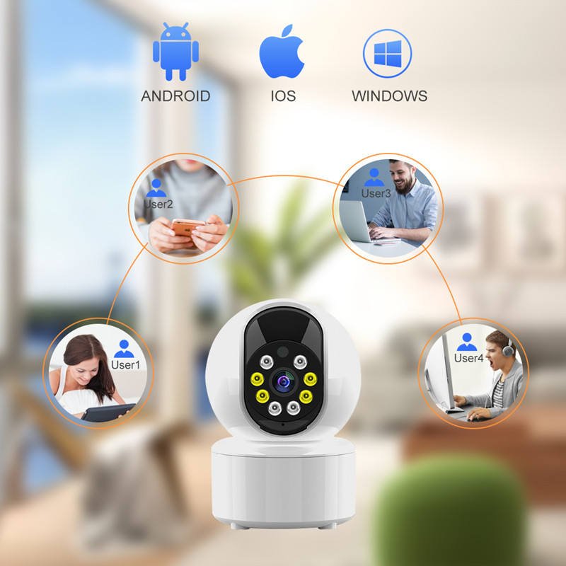 Indoor Wifi Network Baby Monitor PTZ Security Camera