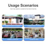 4MP Dual Lens 4G Security PTZ Camera 4G V380 Pro App With External Power Adapter