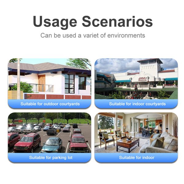 4MP Dual Lens 4G Security PTZ Camera 4G V380 Pro App With External Power Adapter