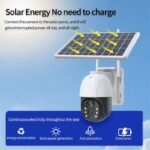 Single Len Solar Ptz Camera WiFi V380 Pro App 4G Camera