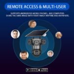 True 3 Lenses Low Power Solar Powered PTZ Security Camera 4G V380 Pro App Outdoor Solar Security Cctv Camera