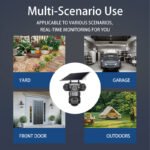 True 3 Lenses Low Power Solar Powered PTZ Security Camera 4G V380 Pro App Outdoor Solar Security Cctv Camera